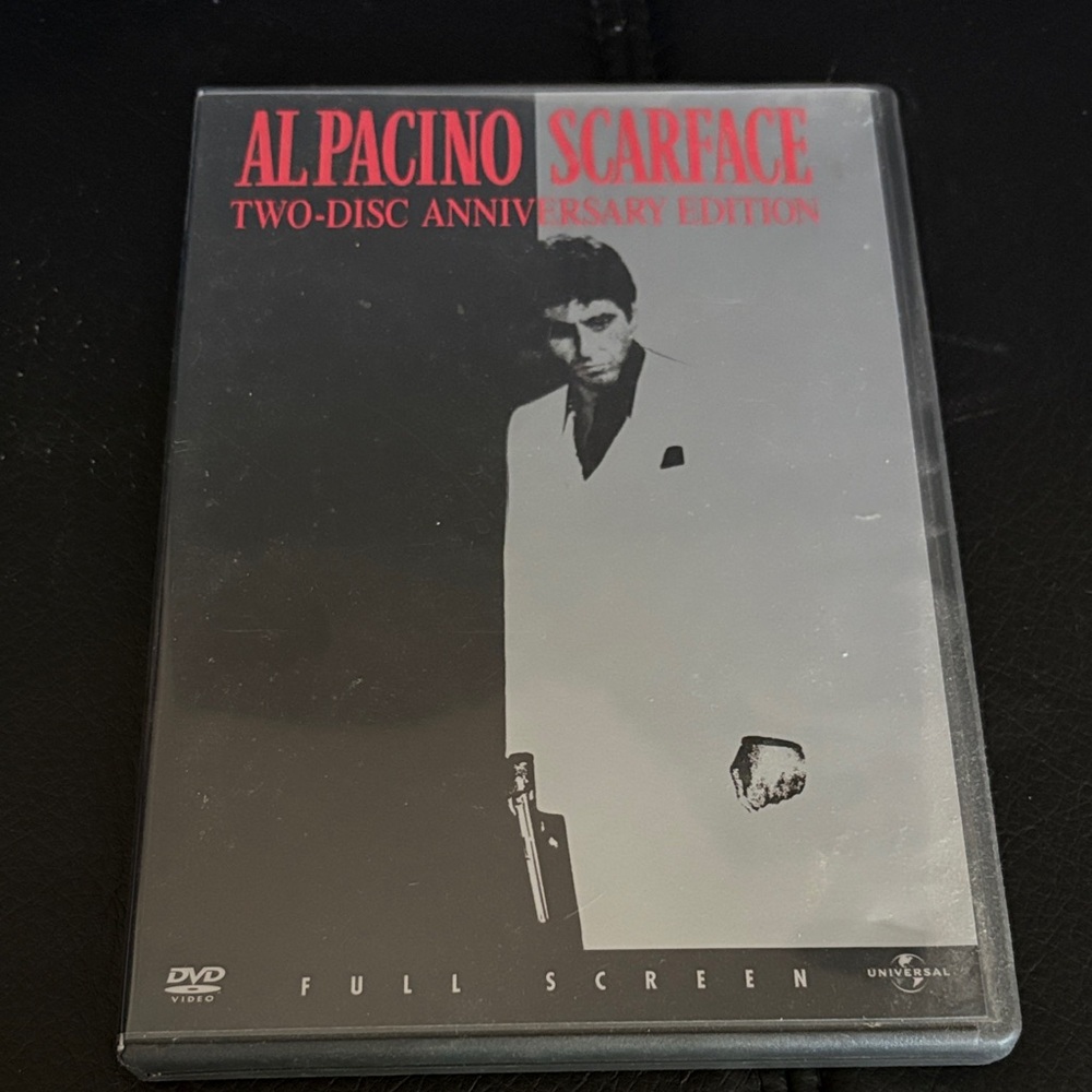 Universal Scarface Two-Disc Anniversary Edition DVD - Black/White/Red